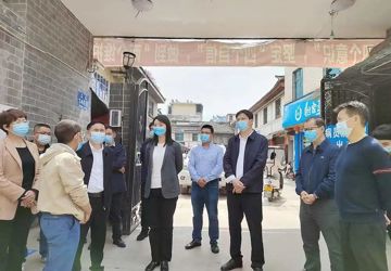 越西县委副书记史蕊一行来院考察